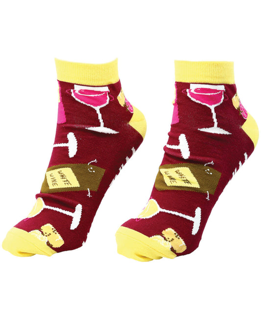 Wine Unisex Ankle Socks