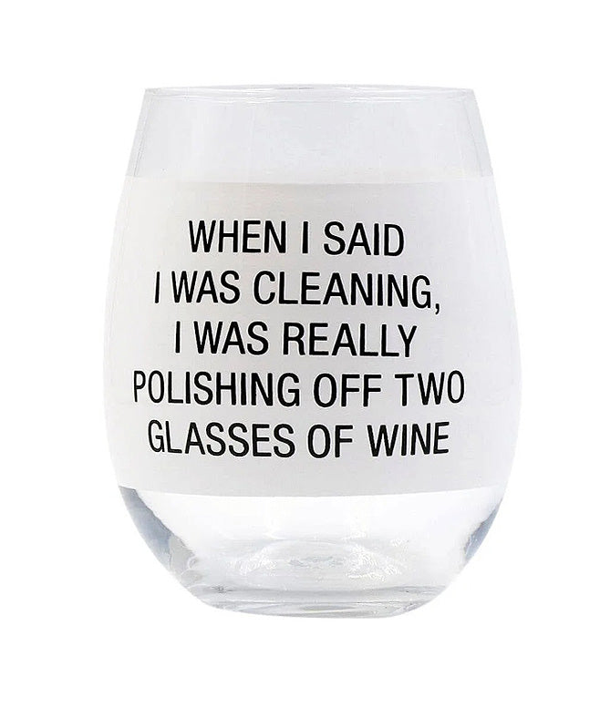 Stemless Wine Glass