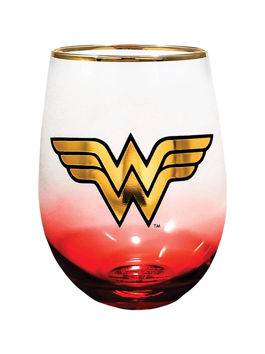 Wonder Woman Stemless Glass